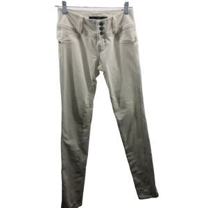 2 Love White Wash Denim High Rise Skinny Jeans Women's Size Large